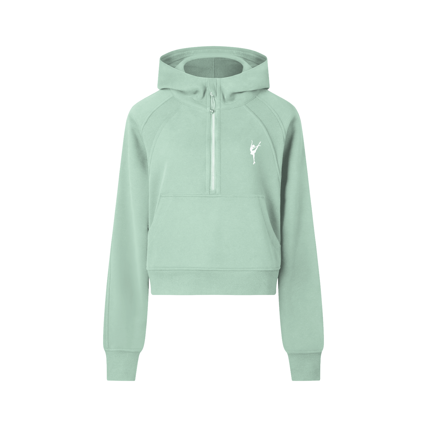 Signature Figure Skater Cropped Half-Zip