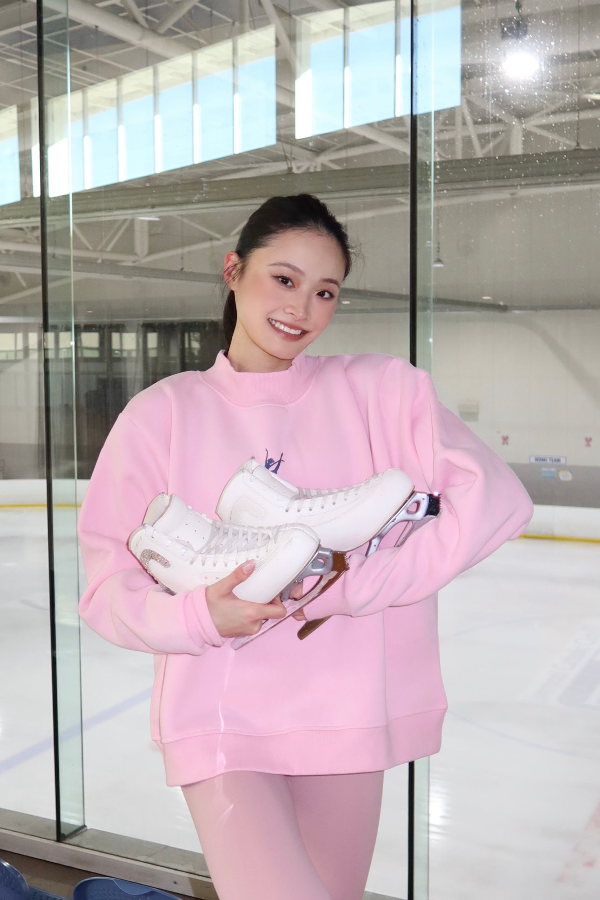 Signature Figure Skater Oversized Sweater