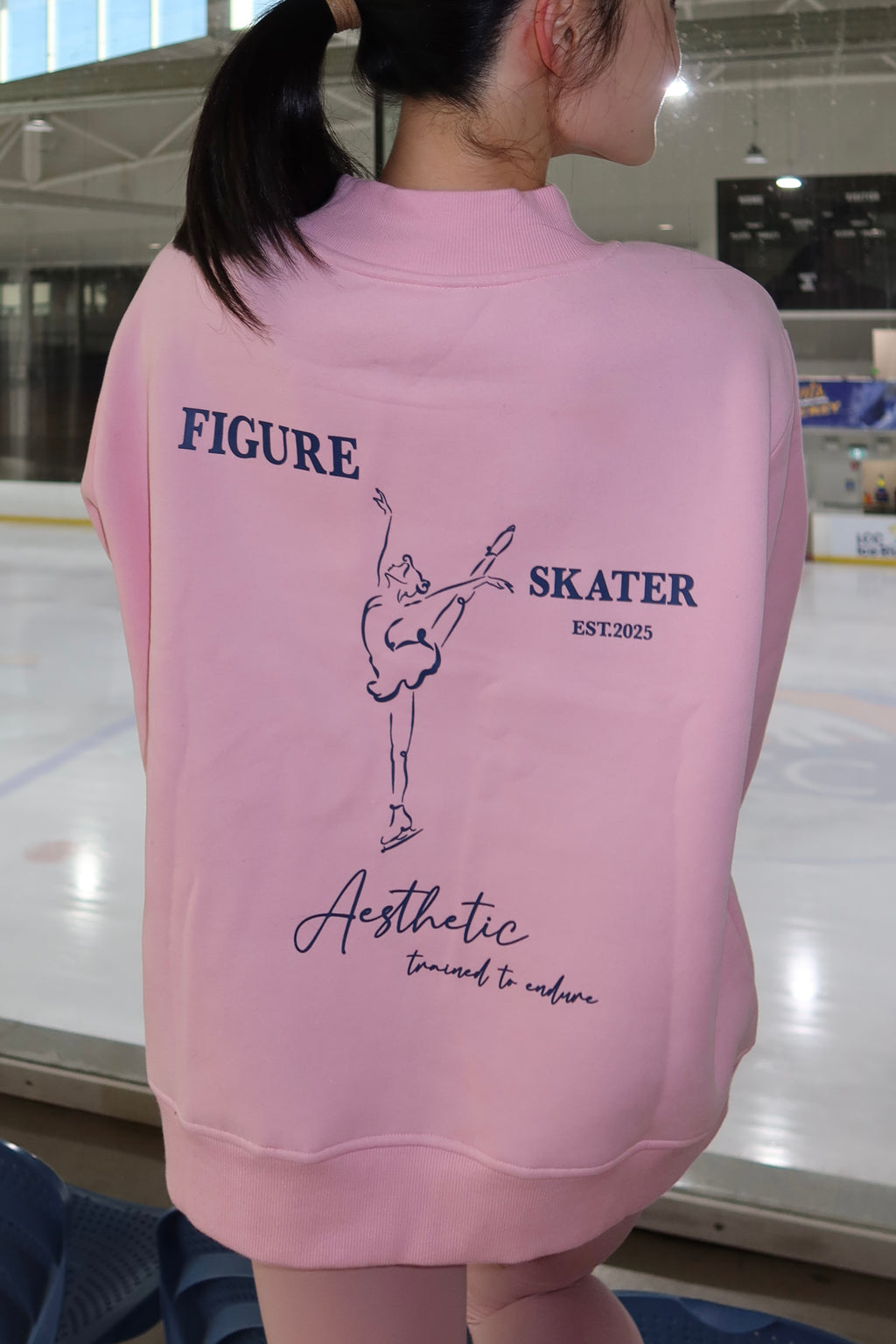 Signature Figure Skater Oversized Sweater