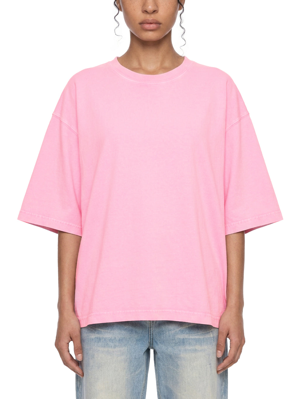 Signature Oversized Figure Skater Cotton T-Shirt