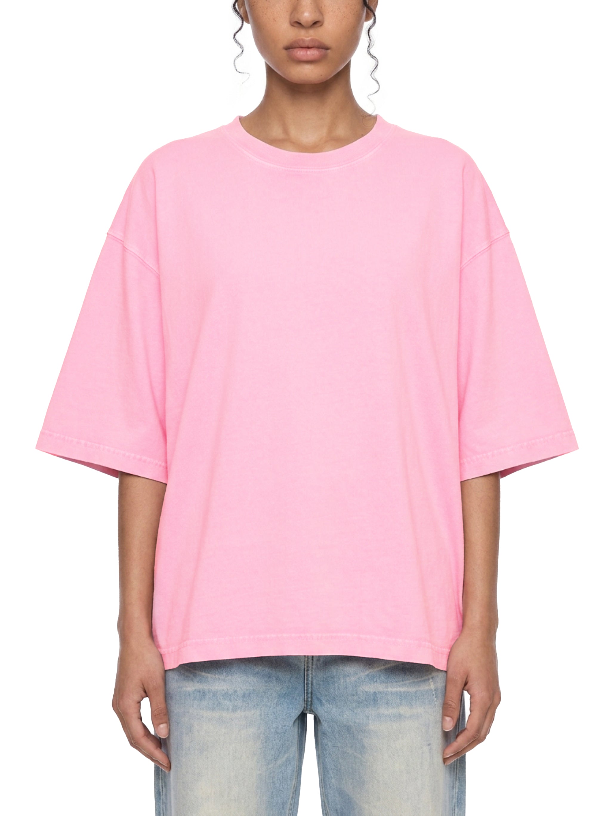 Signature Oversized Figure Skater Cotton T-Shirt