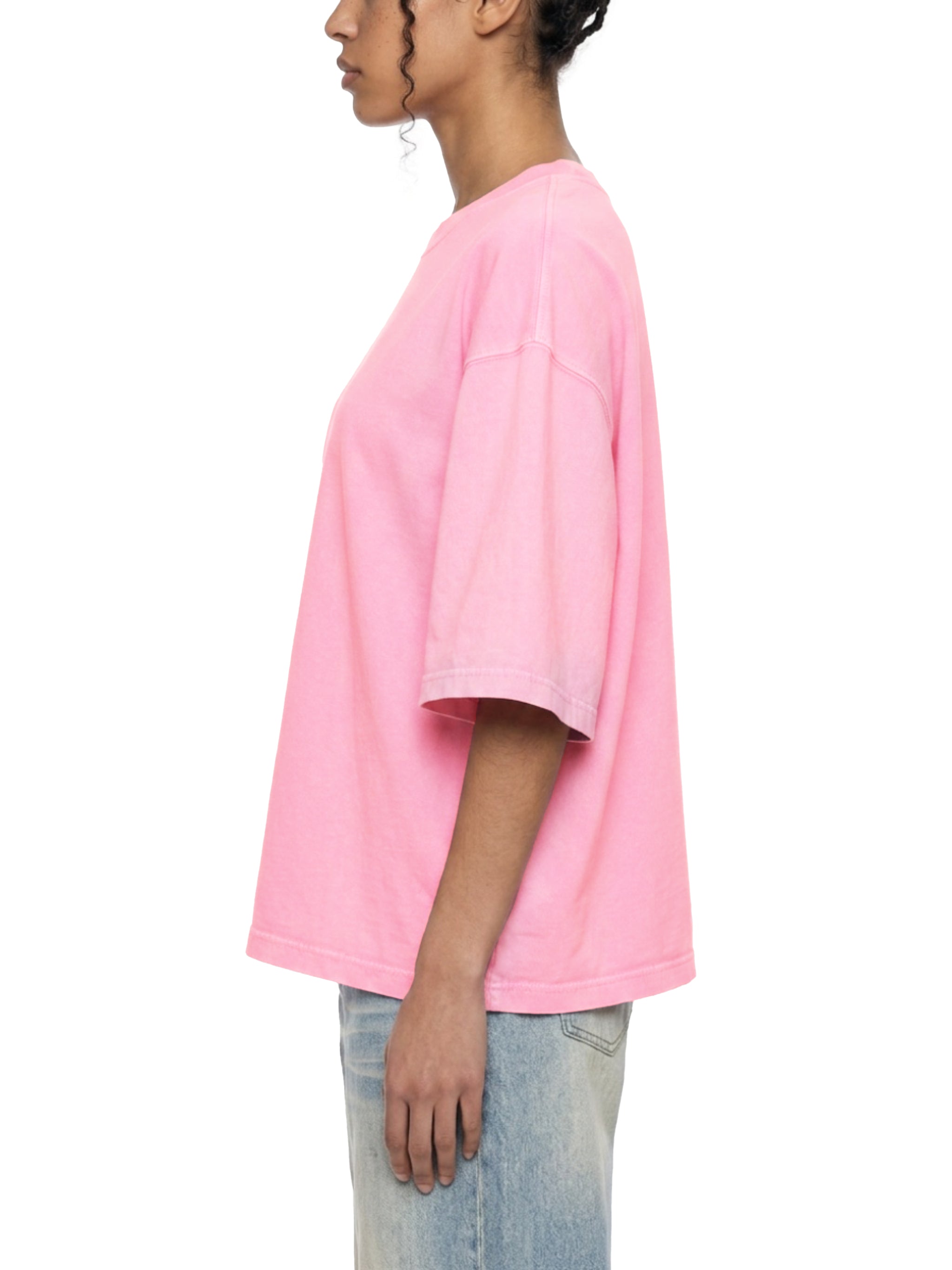 Signature Oversized Figure Skater Cotton T-Shirt