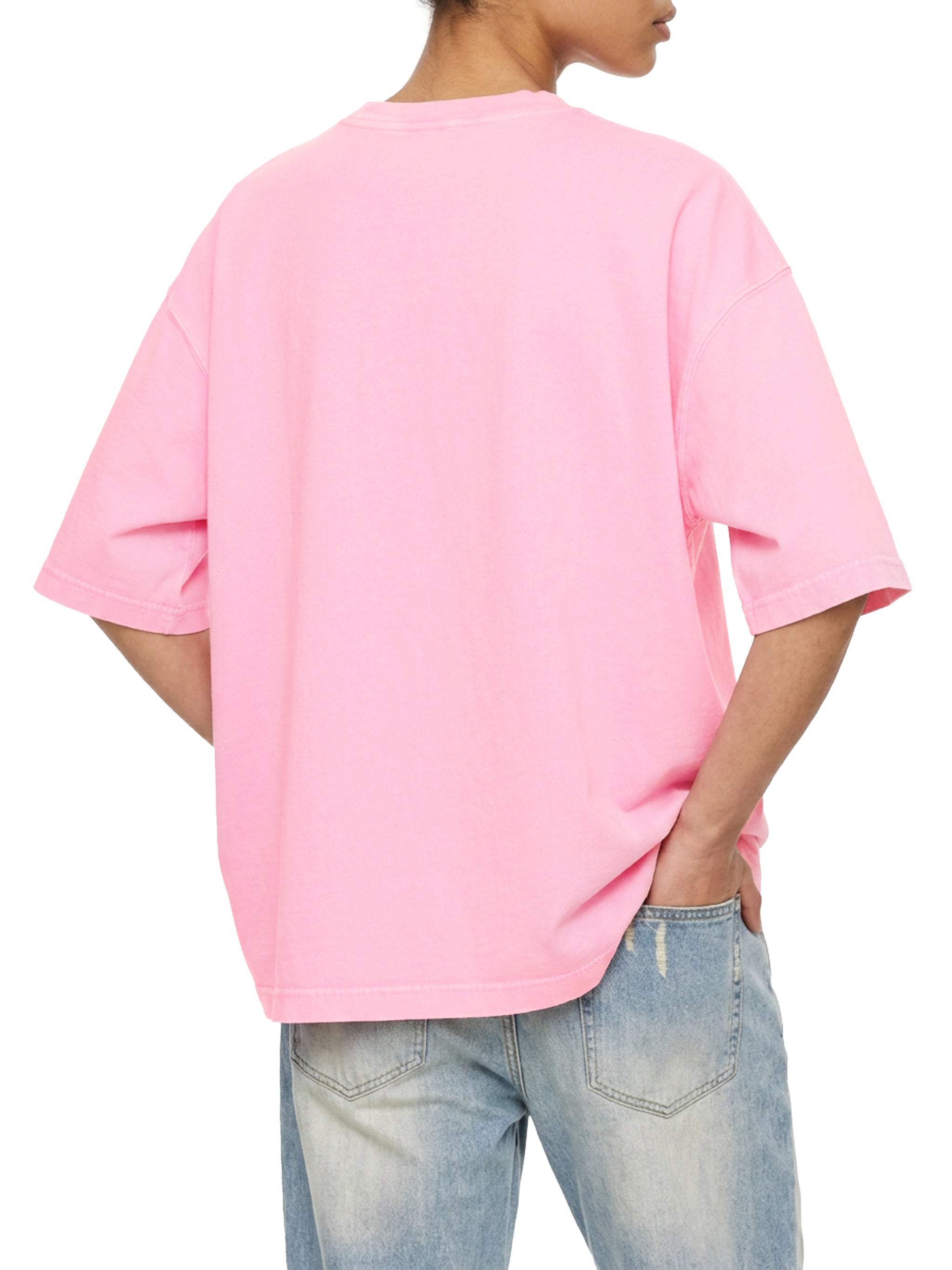 Signature Oversized Figure Skater Cotton T-Shirt