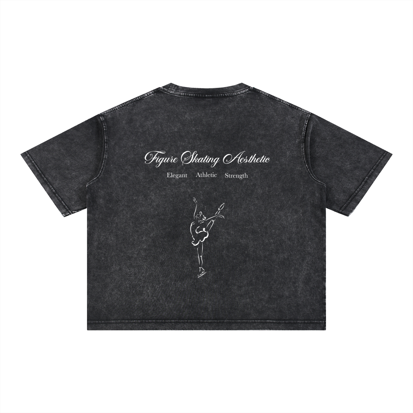 Signature Oversized Figure Skater Cotton T-Shirt