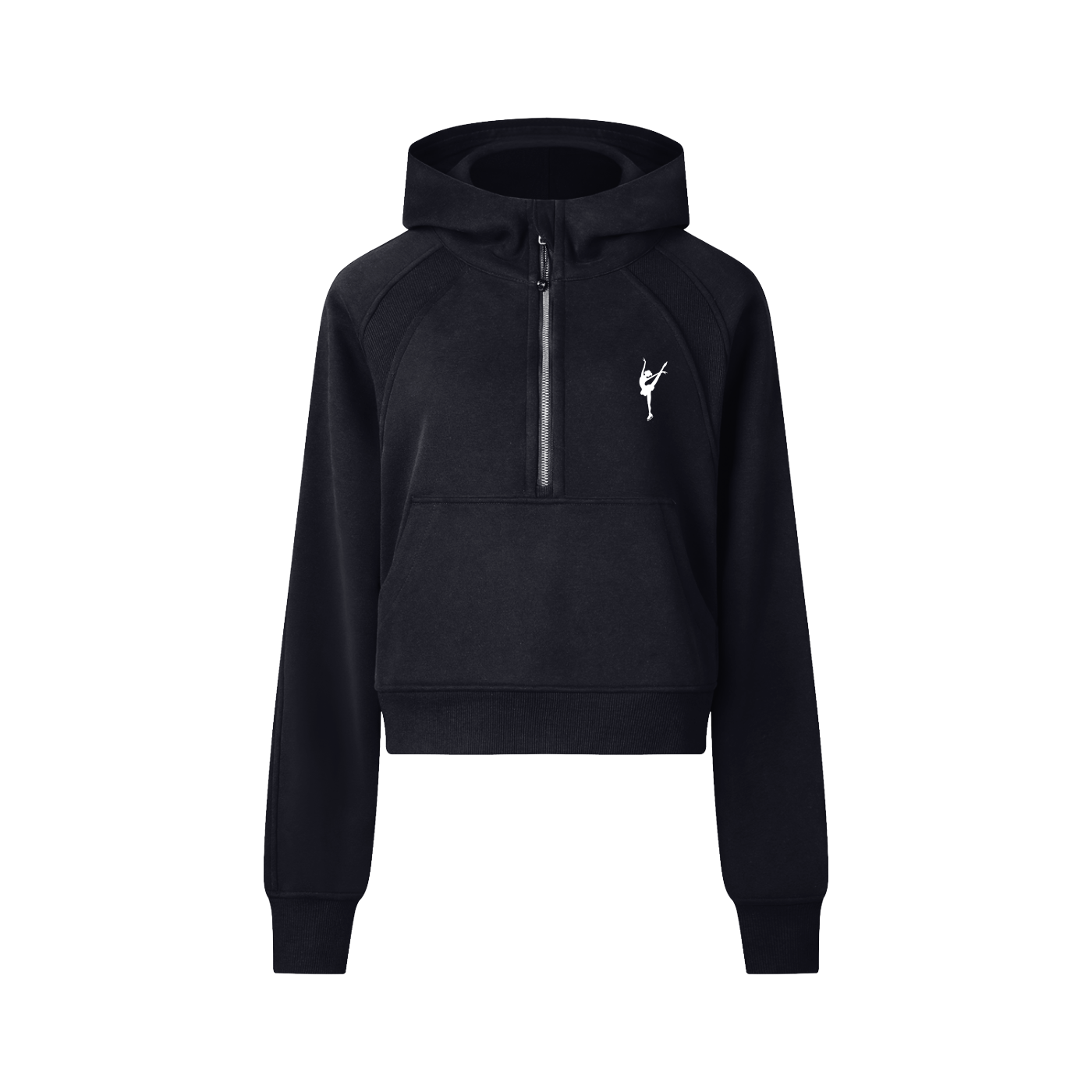 Signature Figure Skater Cropped Half-Zip
