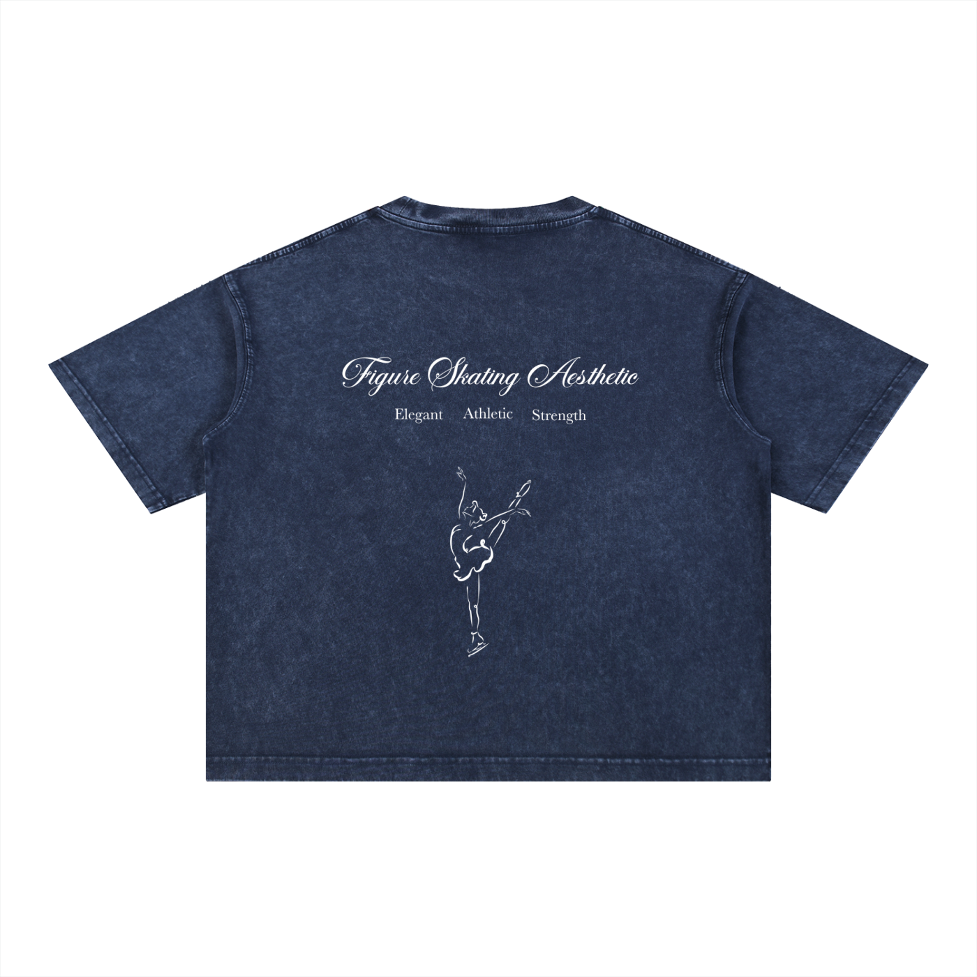 Signature Oversized Figure Skater Cotton T-Shirt